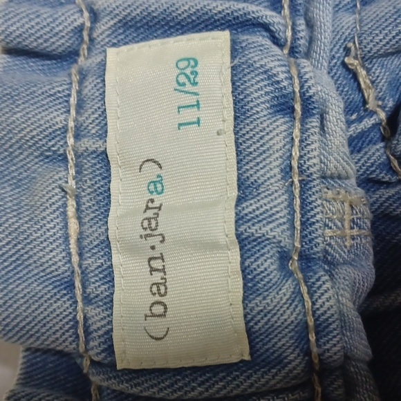 BAN-JARA SHORT SHORTS SIZE 11/29 IN A BOLD FADED BLUE DEMIN 💙 - Picture 5 of 5